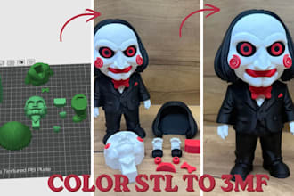 add color, slice , convert stl to 3mf part multicolor bambulab prusa 3mf
