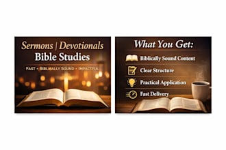 write powerful sermons, devotionals and bible studies fast
