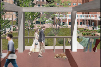 do renderings in twinmotion and photoshop