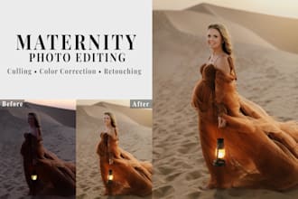 batch maternity and family photo editing in lightroom