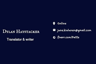translate and improve your text naturally