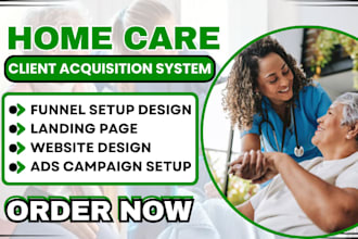 home care leads elderly care home care logo healthcare website senior child lead
