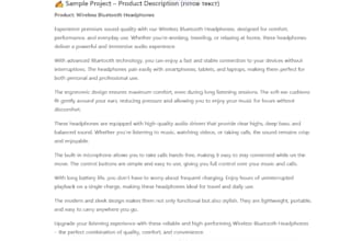 do copywriting, translation and product description