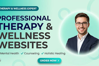 design therapy wellness mental health and counseling website