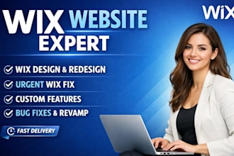build wix website design wix website redesign wix landing page wix store setup