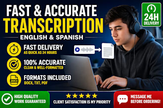 do fast and accurate transcription