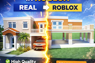 recreate real houses or buildings in roblox studio