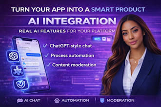 add ai features to your app chat, automation, moderation