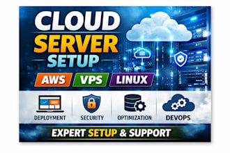 setup AWS vps cloud server linux website deployment and security