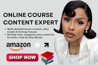 be your expert online course content creator for digital products