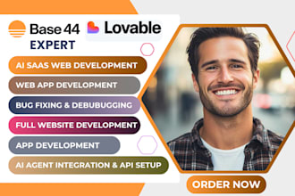 base44 expert base44 website app developer build base 44 app lovable ai expert