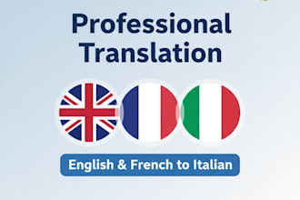 native italian translation from english and french