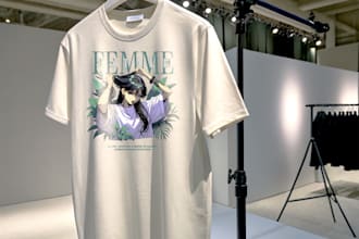 design a japanese and anime streetwear style for your cloths
