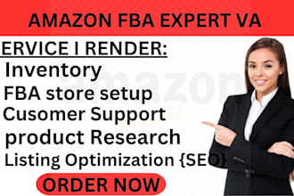 be your amazon fba expert amazon virtual assistant setup amazon optimize store