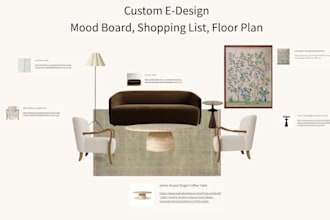 create a virtual interior design plan