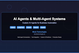 build custom ai agents and multi agent systems for your business