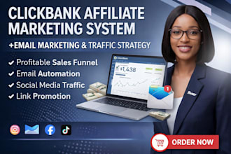 build your clickbank affiliate system with email and traffic