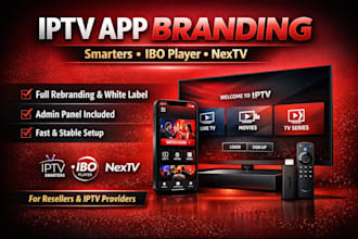 do brand smarters iptv, smarters branding ibo rebrand nextv with admin panel