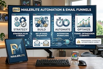 set up mailerlite automation and email marketing funnels