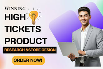 shopify high ticket dropshipping store high ticket winning product research