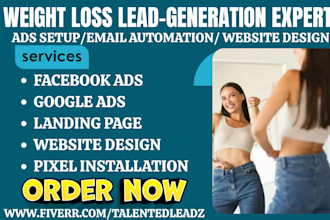 weight loss leads semaglutide ozempic tirzepatide peptide lead weight loss leads