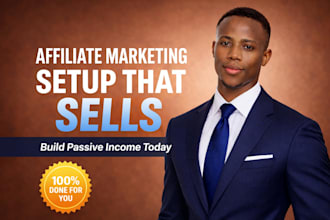 set up affiliate marketing system that generates passive income