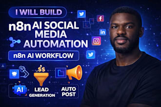 build n8n ai social media automation n8n ai workflow