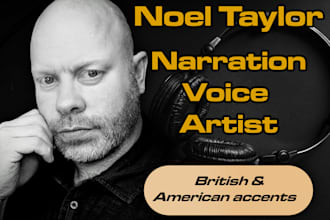 provide a british or american voice over narration