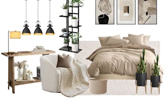 refresh your space with a stylish interior mood board and shopping list