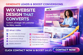 design wix studio website, develop wix studio website, create wix studio website