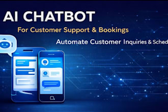 build an ai chatbot for customer support and bookings