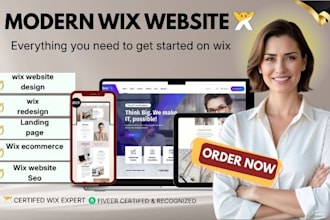 design wix website wix redesign wix ecommerce wix expert wix seo website