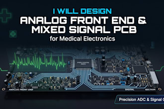 design analog front end, biomedical pcb, mixed signal pcb for medical electronic