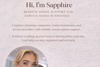 be your virtual assistant for email and admin