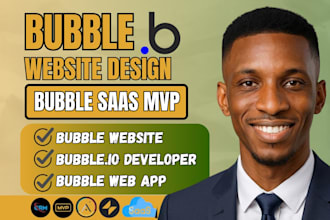 develop bubble io web app bubble mvp saas bubble workflow as bubble developer
