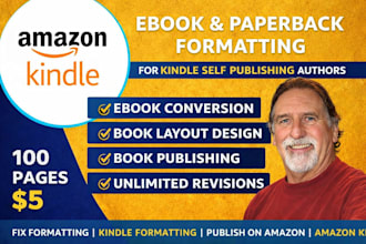 do book formatting, kindle ebook, paperback, hardcover formatting kdp