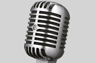 voiceover ru by ua  and audio editing and clean sound