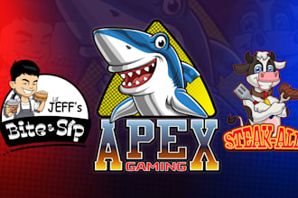 create your mascot design, logo and caricature character art