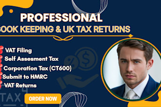 do UK tax returns, vat, UK bookkeeping, corporation tax, self assessment