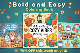 draw cute bold and easy coloring pages for kids and adults