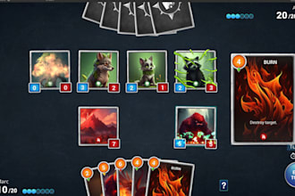 develop card and board games for android IOS PC VR web with unity