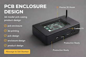 do pcb enclosure design pcb case 3d printing product design and pcb layout