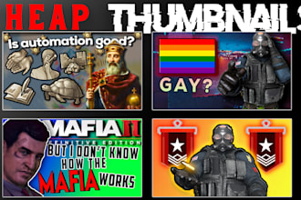 design a catchy 2d or 3d thumbnail for youtube