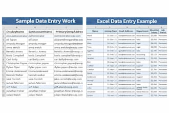 do fast and accurate data entry, copy paste, excel data entry and typing wo
