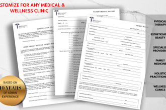customize new patient paperwork and consent forms for your practice