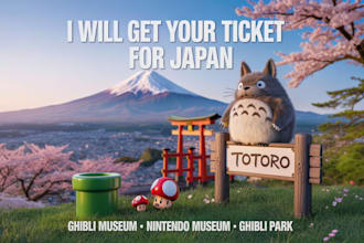 book ghibli museum, ghibli park, and nintendo museum tickets