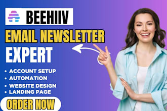 setup beehiiv newsletter design beehive landing page beehiiv ai email automation