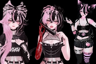 do vrchat avatar commission anime vrc avatar furry nsfw model vr character furry