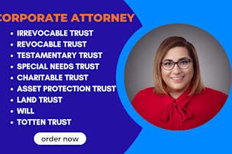 prepare complete estate planning packages with trusts and wills