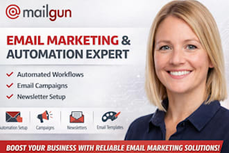 setup mailgun email marketing automation workflow mailgun campaign newsletter